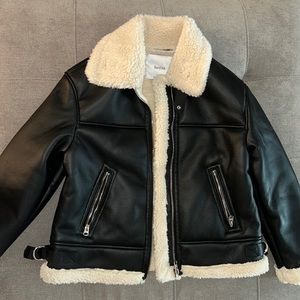Bershka Faux Leather Jacket